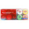Surgrip Multicolore Victor GR233-10 MIX - 10 Surgrips Doux, Antidérapants, Compatibles Badminton, Squash, Tennis