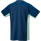 T-Shirt Yonex 10632EX Homme Bleu - Col Rond, 100% Polyester, Évacuation Transpiration