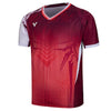 T-Shirt Rouge Victor Adulte T-55060 D - Polyester Écologique, Perfect Dry, Polyvalent