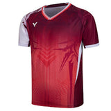T-Shirt Rouge Victor Adulte T-55060 D - Polyester Écologique, Perfect Dry, Polyvalent