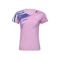 T-Shirt Li - Ning Femme AAYV048 - 4 Rose/Blanc - DC.SPORTS