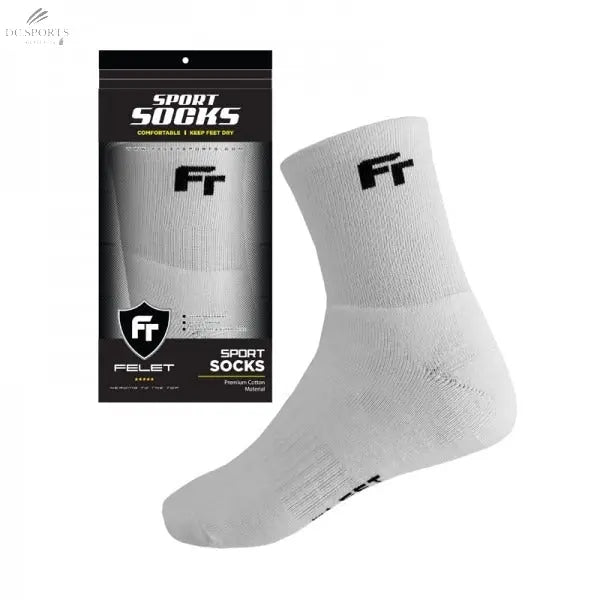 CHAUSSETTE FELET TOURNAMENT HAUTE BLANCHE - DC.SPORTS