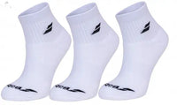 CHAUSSETTES BABOLAT QUARTER BLANCHES (X3) - DC.SPORTS