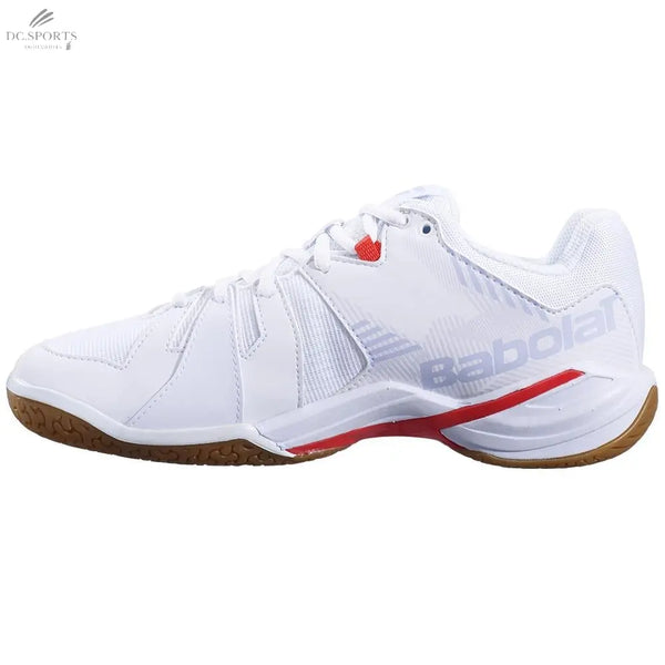 CHAUSSURE BABOLAT FEMME INDOOR SHADOW SPIRIT BLANCHE/LAVANDE - DC.SPORTS