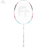 RAQUETTE DE BADMINTON FELET KISONA 21 BLANCHE / ROSE (NON CORDÉE) - DC.SPORTS