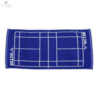 Serviette Victor Bleu 100% Coton 35x75 cm - Idéale Pour Sports et Entraînements - DC.SPORTS