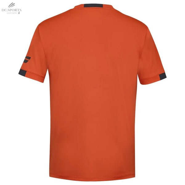 T-SHIRT BABOLAT PLAY CREW NECK TEE MEN FIESTA RED - DC.SPORTS