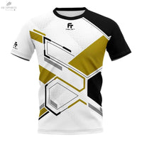 T-Shirt Unisexe Felet RN 3603 Blanc - Maillot Élégant en Polyester avec Technologie Dry Fit - DC.SPORTS