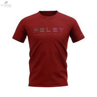 T-Shirt Felet H 73 Rouge Unisexe Avec Technologie Dry Fit Pour Sports Intenses - DC.SPORTS