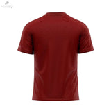 T-SHIRT FELET H 73 ROUGE UNISEXE - DC.SPORTS