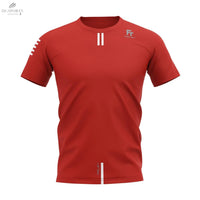 T-Shirt Homme Felet Dry 3.0 Rouge - Technologie Dry Fit, Confort Optimal Pour Sport - DC.SPORTS