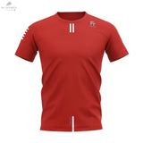 T-SHIRT FELET HOMME DRY 3.0 ROUGE - DC.SPORTS
