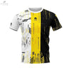 T-SHIRT FELET RN 3611 BLACK/YELLOW MEN - DC.SPORTS