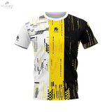 T-SHIRT FELET RN 3611 BLACK/YELLOW MEN - DC.SPORTS