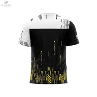 T-Shirt Felet RN 3611 Noir et Jaune pour Homme - Design Épuré et Technologie Dry Fit - DC.SPORTS