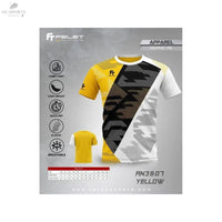 T-Shirt Unisexe Felet RN 3607B Jaune - Légèreté, Respirabilité, Technologie Dry Fit - DC.SPORTS