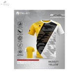 T-SHIRT FELET UNISEXE 3607B jaune - DC.SPORTS