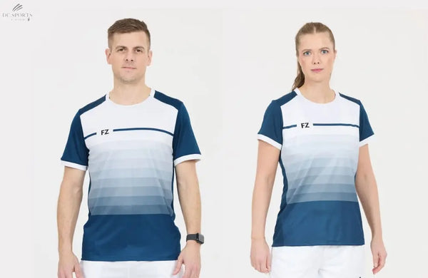 T-SHIRT FZ FORZA ALBERTI HOMME BLEU/BLANC - DC.SPORTS