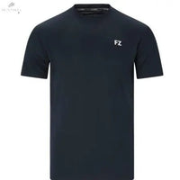 T-Shirt FZ Forza Venetto Homme Noir en Polyester Recyclé - Liberté de Mouvement Optimale - DC.SPORTS