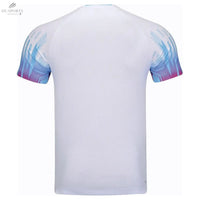 T-Shirt Li - Ning Homme Ice Breaker Blanc - Technologie AT - DRY, Sèche Rapidement, Confort Optimal - DC.SPORTS