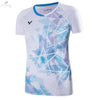 T-SHIRT VICTOR FEMME T-41001 TD A BLANC - DC.SPORTS