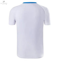 T-Shirt Victor Homme T - 40001 TD A Blanc - Maillot Fonctionnel en Polyester 100% Recyclé - DC.SPORTS