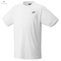 T-Shirt Yonex Homme Team YM0045 Blanc - Respirant, Design Graphique, Protection UV 92% - DC.SPORTS