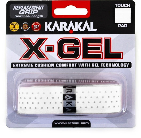 Karakal Grip X Gel - Grip De Squash Épais, Absorbant et Durable, Couleurs Assorties