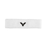 Bandeau Victor SP130 A Blanc - Absorbant, Lavable, Confortable pour Sports de Raquettes