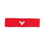 Bandeau Sport Rouge Victor SP130 D - Absorbant, Lavable, Confort Coton 90%