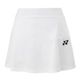 Jupe Yonex Femme Équipe YW0036EX Blanche - Tissu Doux, Shorty Intégré, Design Élégant