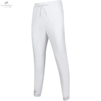 Pantalon Femme Babolat Play Blanc - Souple, Léger, Avec Poches Latérales Zippées, Tissu Extensible - DC.SPORTS