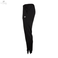 Pantalon Victor Junior TA Team 3697 - Confortable, Coupe Régulière, 100% Polyester, Noir - DC.SPORTS