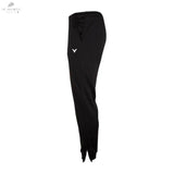 Pantalon Victor Junior TA Team 3697 - Confortable, Coupe Régulière, 100% Polyester, Noir - DC.SPORTS