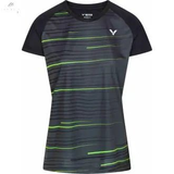 T-Shirt Victor Femme T - 34101 C Noir - Design Ventilé, Polyester Recyclé, Équipe 2023/24 - DC.SPORTS