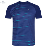 T-Shirt Unisexe Victor T - 33100 B Bleu - Fonctionnel, Bien Ventilé, 100% Polyester Recyclé - DC.SPORTS