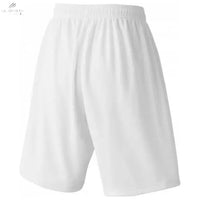 Short Yonex Junior Team YJ0004 Blanc - Polyester Léger, Technologie Dry - Comfy, Anti - Slip - DC.SPORTS